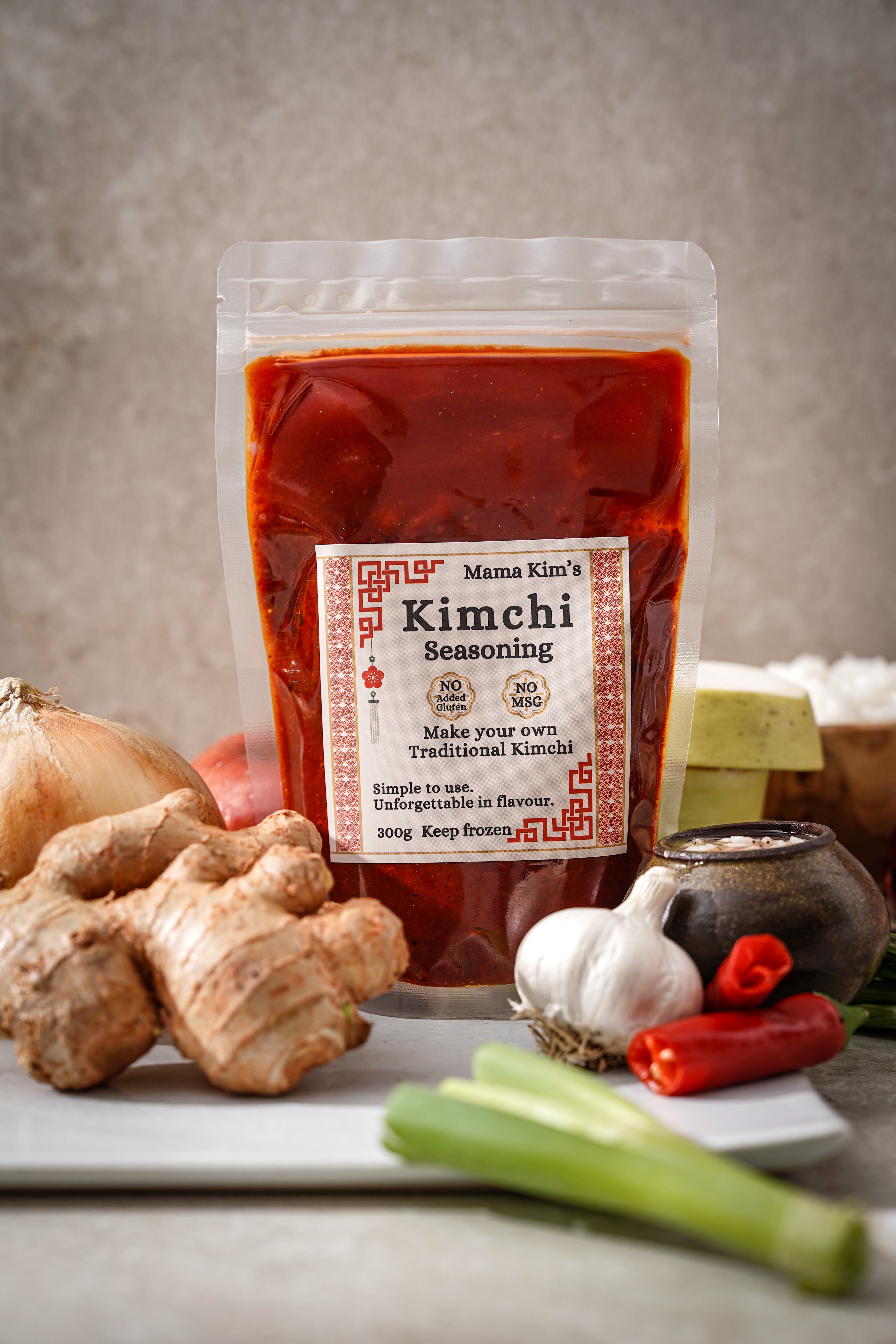 DIY Korean Kimchi Made Easy | All-in-One Kimchi Seasoning - MAMA KIM'S ...